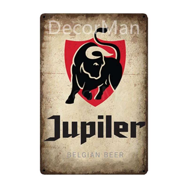 

Duvel leffe Orval Tin Signs Belgium Metal painting Bar PUB Decor WX2 20x30cm（7.8x11.8inch）