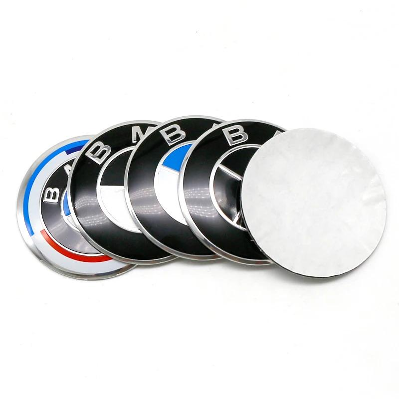Auto Lenkrad Aufkleber Radkappen Abdeckung Motorräder Metall Emblem Für BMW F07 F90 F10 F11 F18 G30 G31 E60 E61 Zubehör