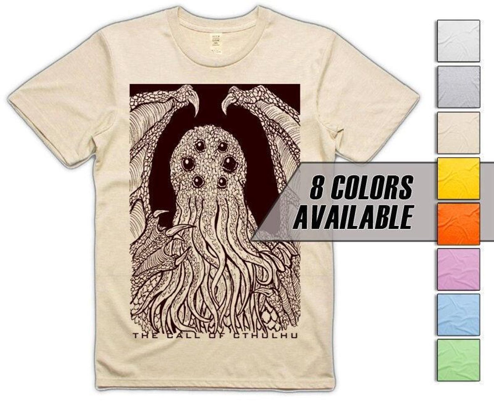 The Call of Cthulhu V23 Men s T-Shirt all sizes S-5XL 8 Colors available 3XL
