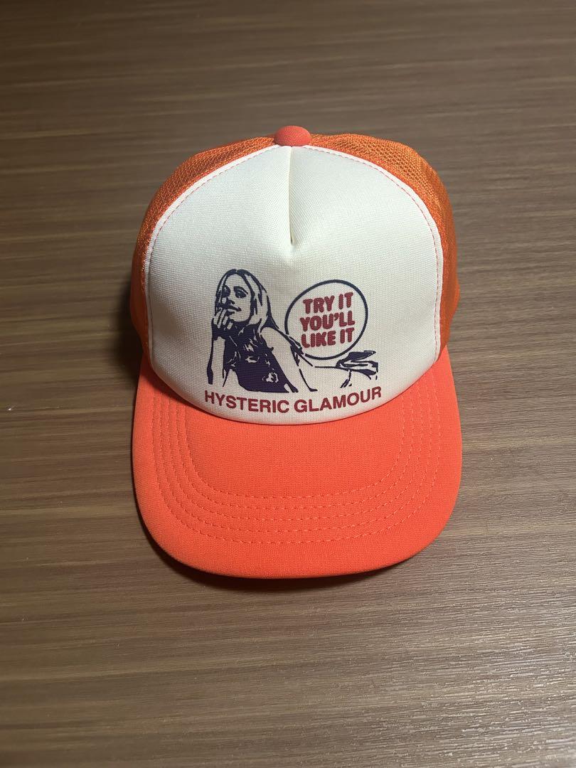 

[USED] Hysteric Glamour Mesh Cap, Orange