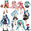 Multiple Models Hatsune Miku Action Figures Series Welsh Onion Singer Action Figures Model Collection Toy Cute Handmade PVC