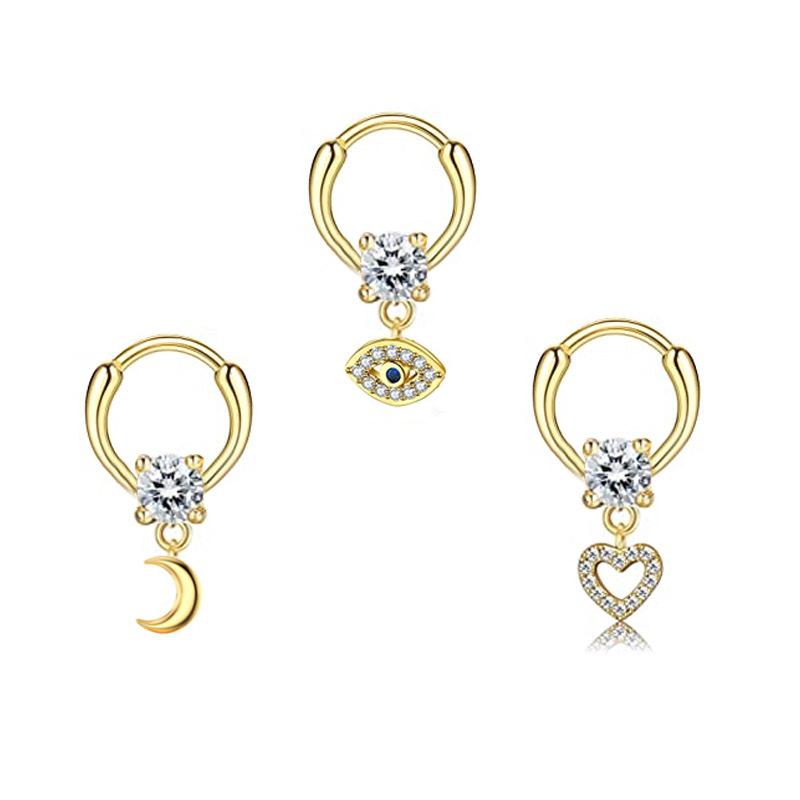 

Нержавеющая сталь вермикулит кулон кольца бабочка рыбий хвост носовые частичные серьги прокол ювелирные изделия