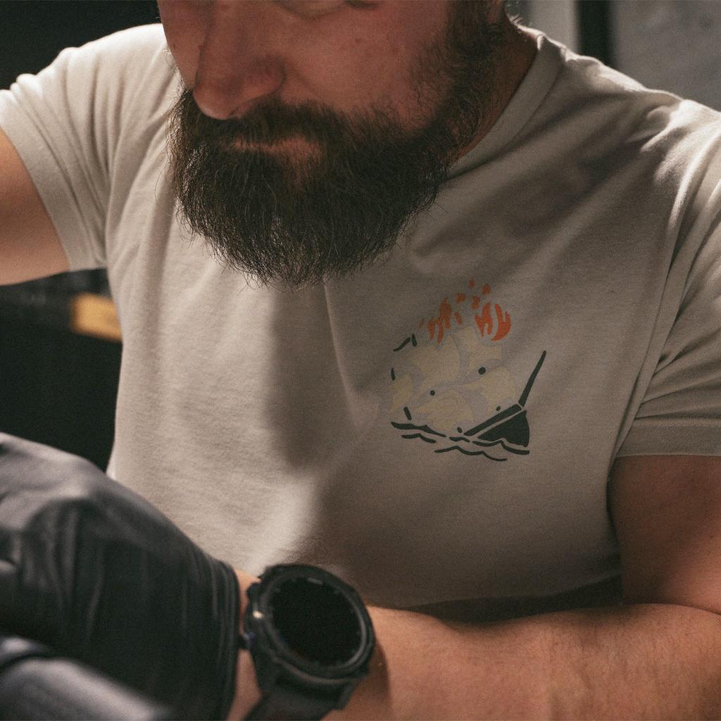 Letnie Męskie Koszulki Oversize GBRS Group No Retreat Koszulka z Krótkim Rękawem Ciężka Bawełna Siłownia Fitness Sporty Luźna Odzież Męska Topy