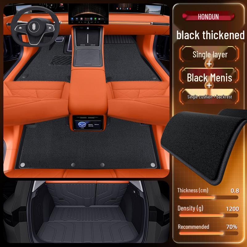 2026 Hongqi S9 TPE Floor Mats: Full Set Interior Carpet for Five Seats