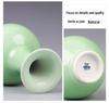 Celadon Antique Ceramics Vase: Elegant Chinese Ornament for Floral Arrangement and Home Decor