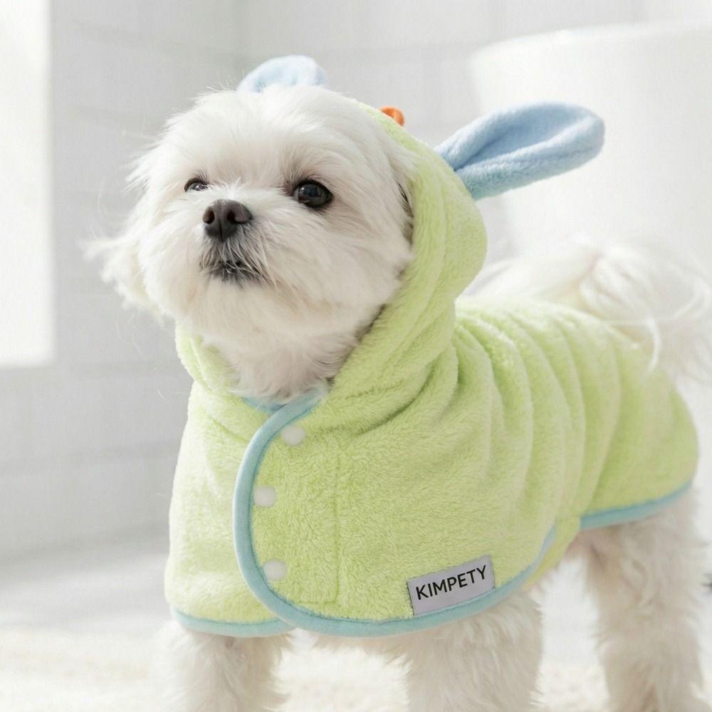 Super Absorbent Pet Quick Drying Towel Coral Fleece Microfiber Dog Towel Pet Robe Swimming
