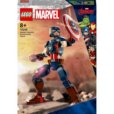 Marvel Lego 76258 Captain America Action Figure, Mixed Color