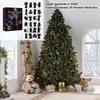 2026 Halloween Advent Calendar with 2D Hanging Ornaments for Daily Countdown