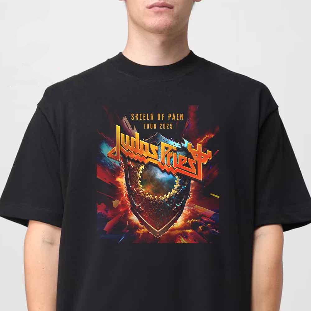 Judas Priest Shield Of Pain Tour 2025 Klasické tričko