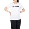 Adidas T Shirts Women's White Crew Neck Moderate FM5306