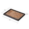 Luxury Wooden Storage Tray Retro Jewelry Perfume Tray Living Room Kitchen Organizer Plate Multifunction Removable Trays Decor