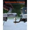 Trailer Hitch, Fits 2 Inches Receiver, Trailer Hitch Ball Mount with 2 Inches Ball and Pin, 7500 Lbs Capacity Ball Hitch, 2 Inches Drop, Tow Hitch