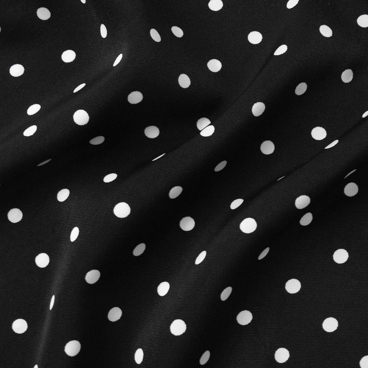 

Summer New Polka Dot Halter Neck Tie Split Maxi Dress, Elegant Suspender Fishtail Long Dress for Women European American Style L