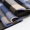 New Atmosphere Imitation Cashmere Plaid Tassel Scarf For Men In Autumn And Winter, With Thickened Velvet And Warm Neck