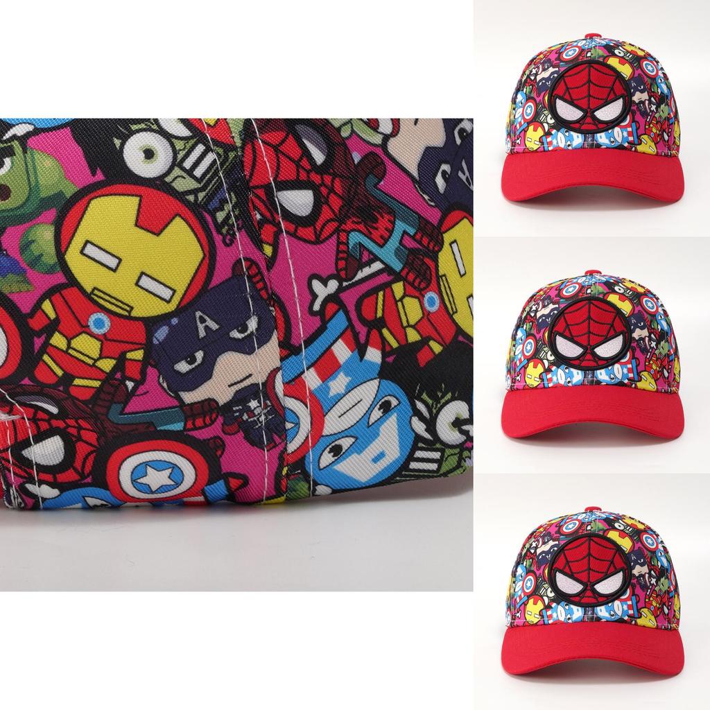 Spider Man Childrens Embroidered Baseball Cap With Sun Protection And Breathable Cotton For Spring Autumn Seasons