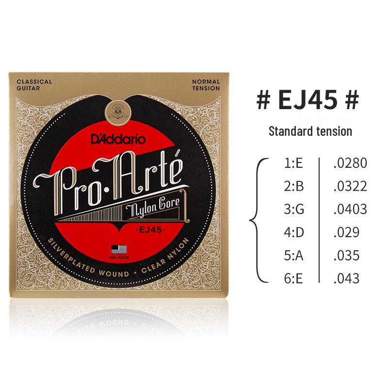 D Addario EJ45/46 Набор струн для классической гитары, высокое натяжение