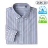 Camicie Oxford in Cotone Casual da Uomo con Taschino Singolo, Manica Lunga, Vestibilità Standard, Comode, Button-down, a Quadri