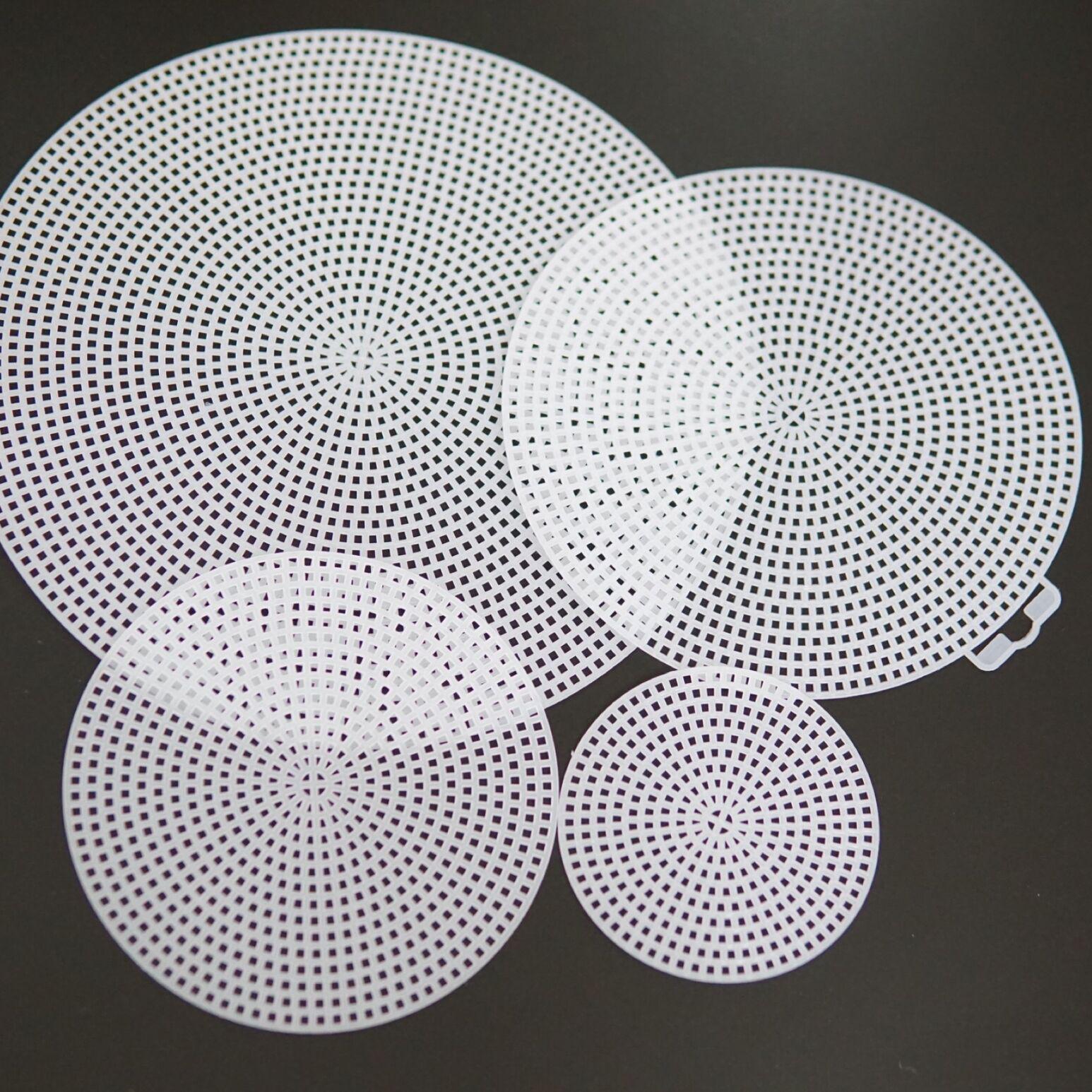 

Plastic Round Square Weaving Grid Sheet for DIY Yarn Bag Accessories