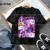 T-shirt Casual alla Moda per Bambini KPop Demon Hunter Cotone Top Girocollo Film Cartone Animato Ragazze Ragazzi T-Shirt Abbigliamento Casual Ragazze