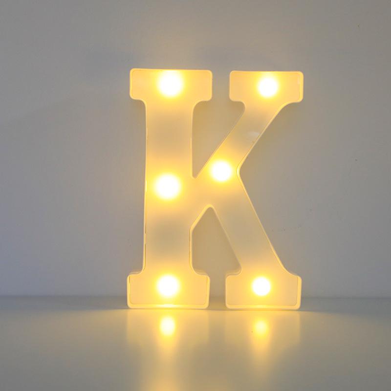 Romantic Letter & Number Lamp - Birthday Proposal Surprise Scene Decoration