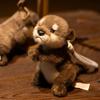 Cute Simulation Animal Shape Soft Otter Doll Pendant Backapck Hangings Decoration Gifts