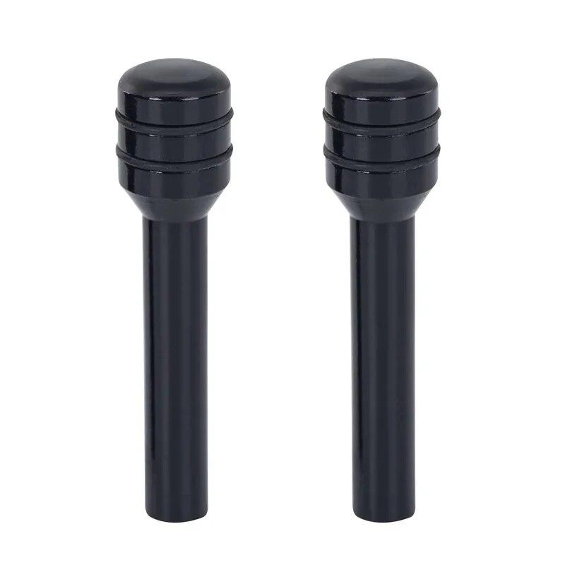 

2 шт. Автомобильная универсальная ручка дверного замка, штифты из алюминиевого сплава, кнопка внутреннего замка для грузовика, аксессуары чёрный