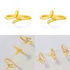 Cute And Fresh Fish Tail Ring For Women Adjustable Size Copper Jewelry Accessory