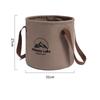 20L Folding Bucket Outdoor Portable Hand-held Fishing Bucket Large Capacity Camping Travel Storage Bucket Camping Essential