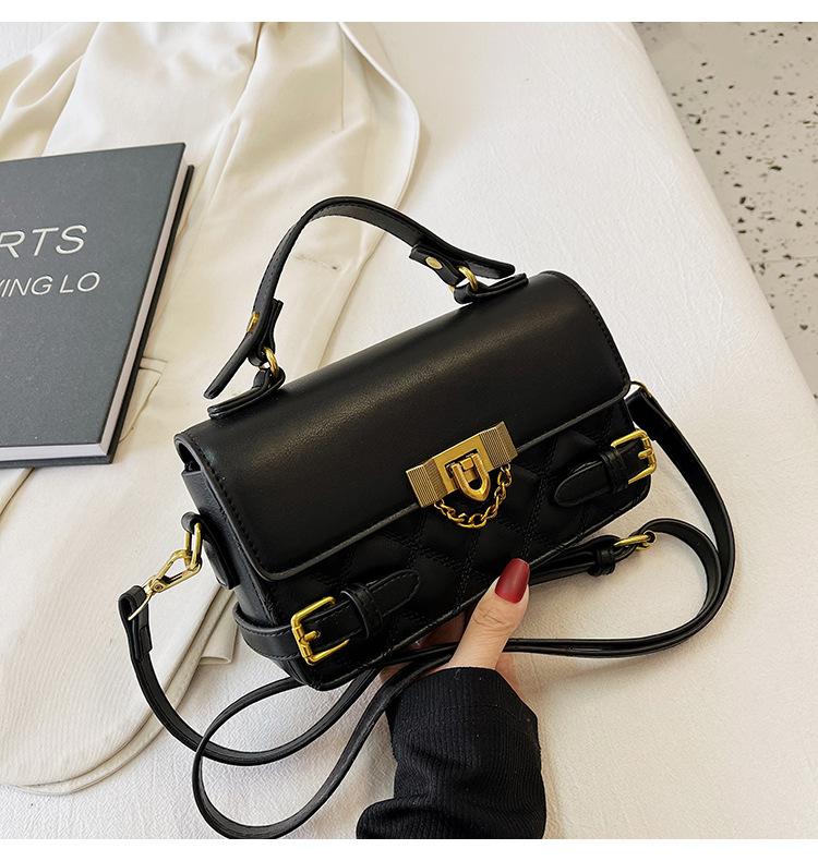Fashionable and Sophisticated Handbag - Small Square Bag - Simple Commuter Crossbody Bag
