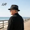 UV Protection Summer Hat Men's Breathable Sun Hat Mesh Wide Brim Fishing Cap for Middle Waterproof Aged Lightweight Foldable Outdoor Beach
