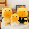 Plush toy couple doll creative wedding gift press doll plush doll