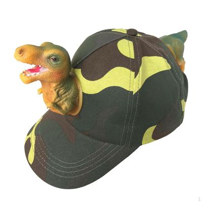 3D Dinosaur Baseball Animal Hat, Breathable Sun Parent-child Hat for Children, Adults, Men,