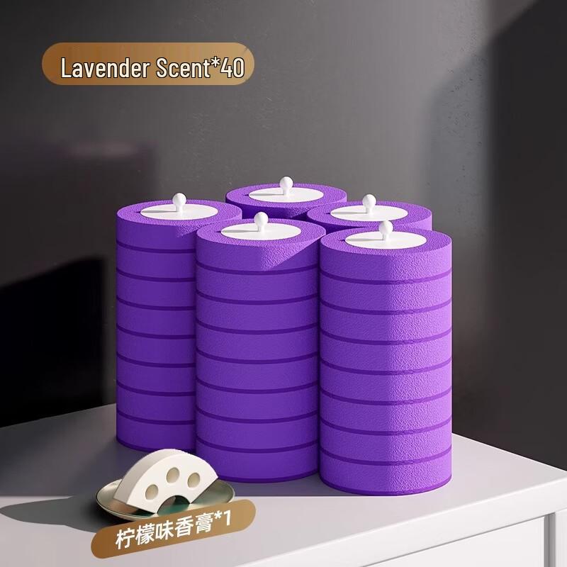 Disposable Wall-Mounted Toilet Brush Kit