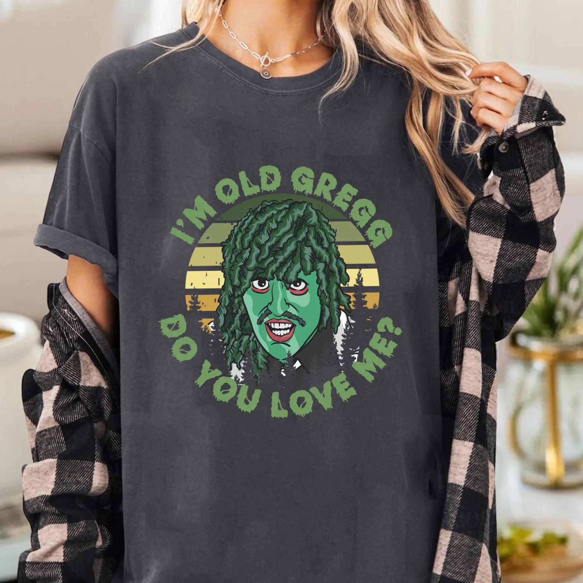 Im Old Gregg Printed Tshirt Womens SpringSummer Fashion Trend Pure Cotton Top Neutral Short Sleeve Tshirt S