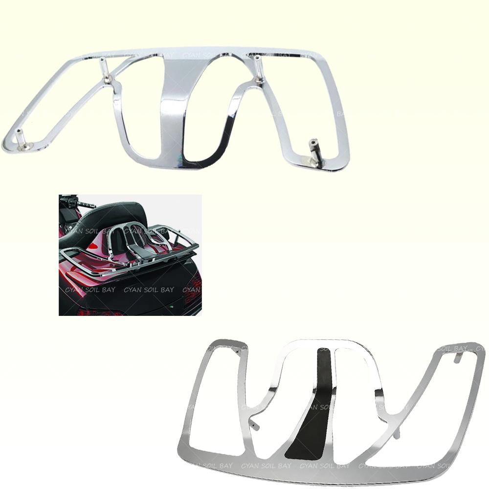 1pcs For Honda Goldwing GL1800 Models 2001-2017 Chrome Trunk Luggage Rack Aluminum