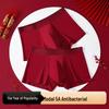 Benmingnian Big Red Herren Modal Boxershorts - Glücksbringende Geburtstags- & Hochzeitsunterwäsche.
