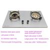 4.5KW Household Flippable Gas Cooker Desktop Embedded Dual-purpose Nine Chamber Strong Fire Stove Kitchen Cooking Utensils