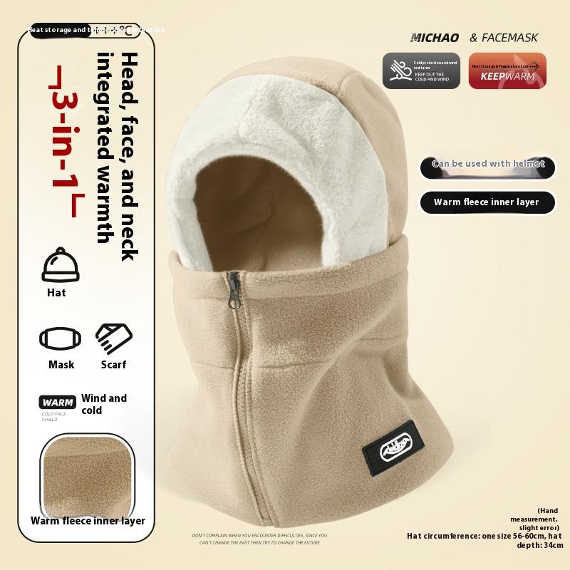 Winter Windproof Balaclava, Cycling Mask with Neck Gaiter for Men Women, Thermal Helmet Liner for Cold Weather, Unisex Ski Face Cover