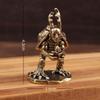 Vintage Turtle Brass Figurine Desktop Ornament Unique Handmade Table Statue for Living Room and Office