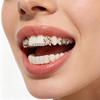 Hip Hop Star Grillz: Bling Zirconia Comet Fashion Gold Teeth