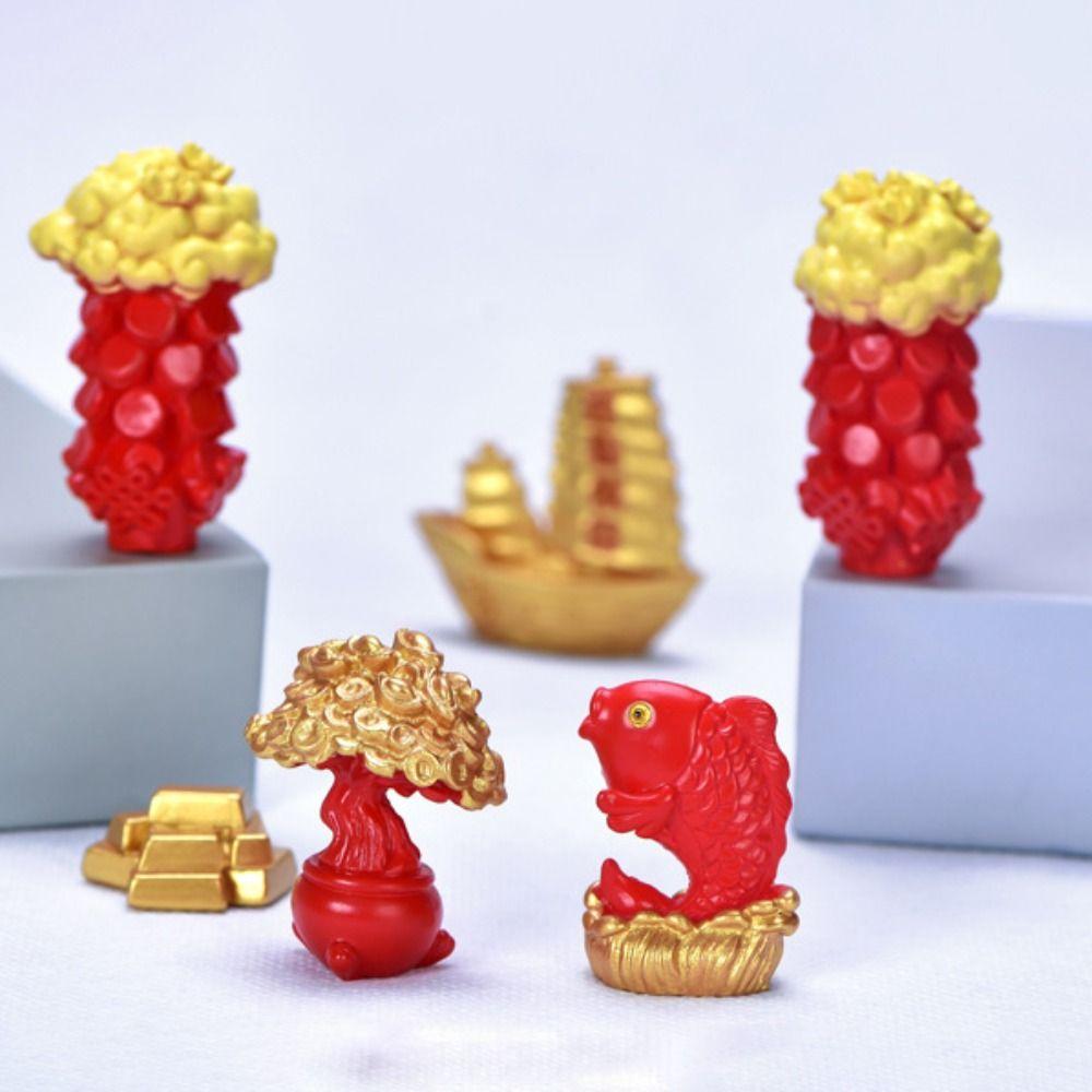 

Home Decor Desktop Decor Auspicious Ornaments Fortune Trinkets Small Ornament Golden Money Tree 7