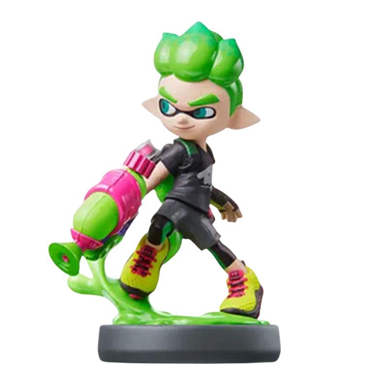 Splatoon2 Switch Handheld Figure Cartoon Style 10cm Pvc Model Green