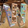 30pcs Cat Cabinet Forest Bookmarks Painting Copywriting Paper Retro Aesthetic Fairy Tale Scenery Book Aesthetic Card Bookmark