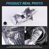 MAXGTRS Dual Lens H4 LED Headlight Mini Projector Lens HBS 9003 Auto Beam Light 50W 11000LM