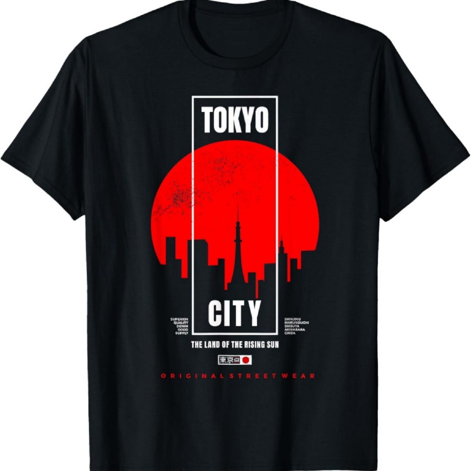 

Tokyo City The Land Of The Rising Sun T-Shirt XXXXXL