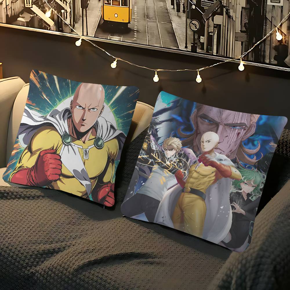 Anime O-One-Punch-Man Kissenbezug Abnehmbar Waschbar Kissenbezug – Ganzjahresweichleinen