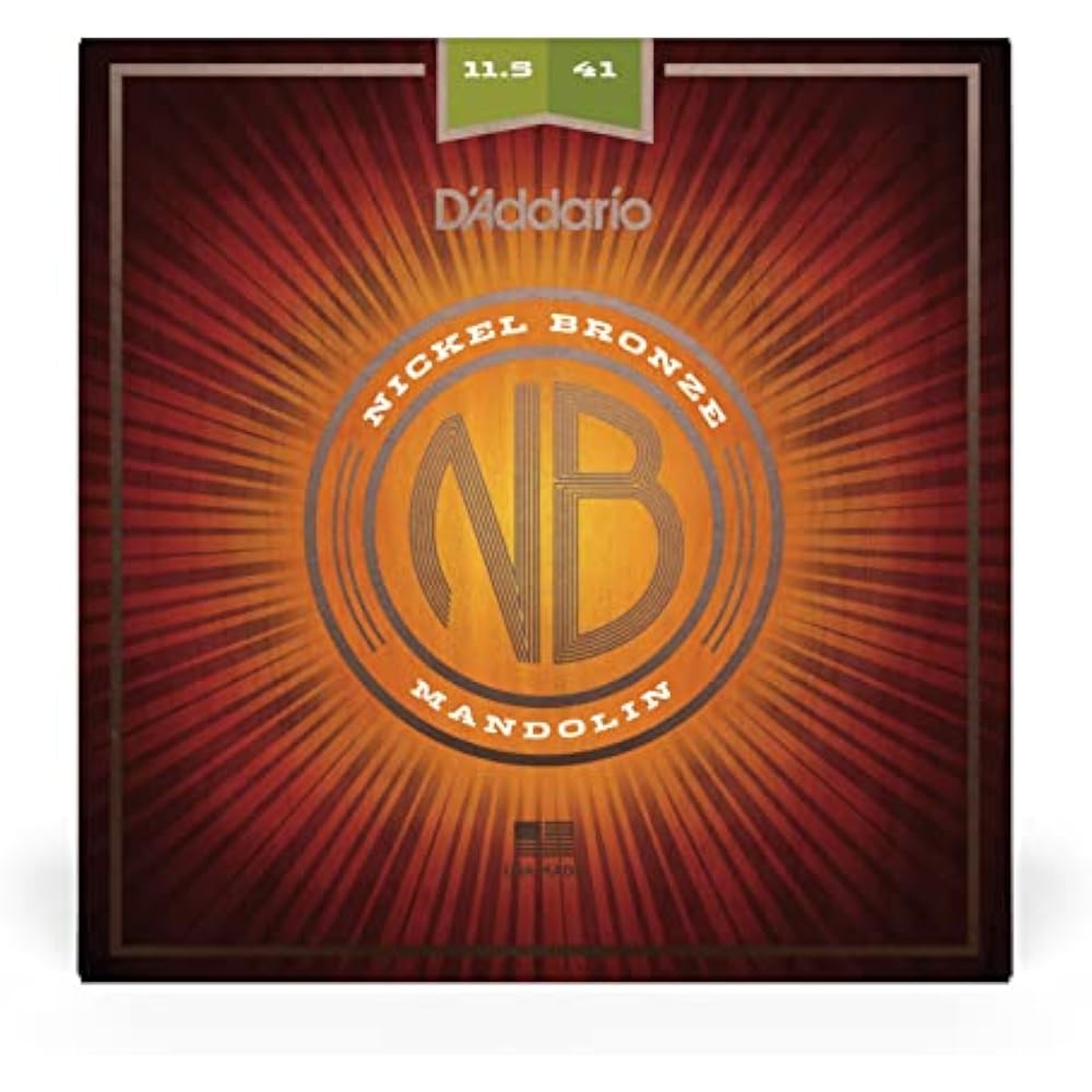 D'Addario Daddario Mandolin String Nickel Bronze Medium Heavy .0115-.041 NBM11541 [Domestic Genuine]