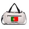 Travel Bag Male Female Hand  Dry-Wet Separation Sports Fitness Bag Portugal Flag Printed Basketball Yoga Bags Shoes Pouch
