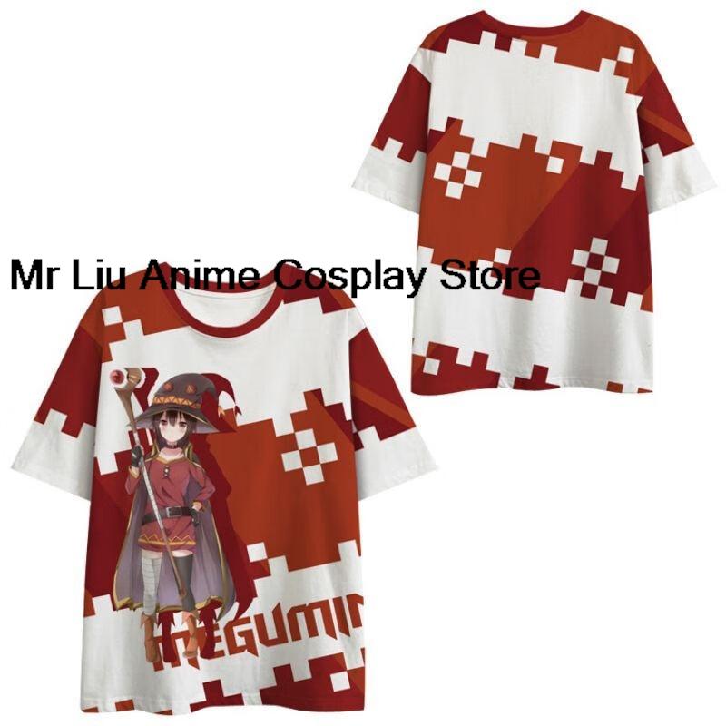 

3D Print Anime Tees Popular Konosuba Role Playing Cartoon 6XL