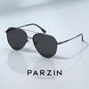 PARZIN Polarisierte Herren Sonnenbrille Aviator Metalllegierungsrahmen Sonnenbrille Herrenbrille zum Autofahren 8204